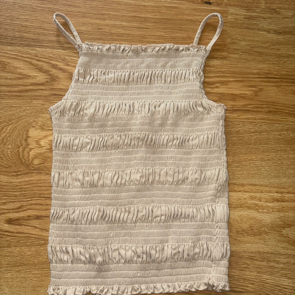 4 for $20 item Women's Cream Smocked Top